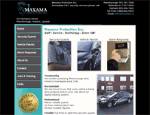 Tablet Screenshot of maxama.ca